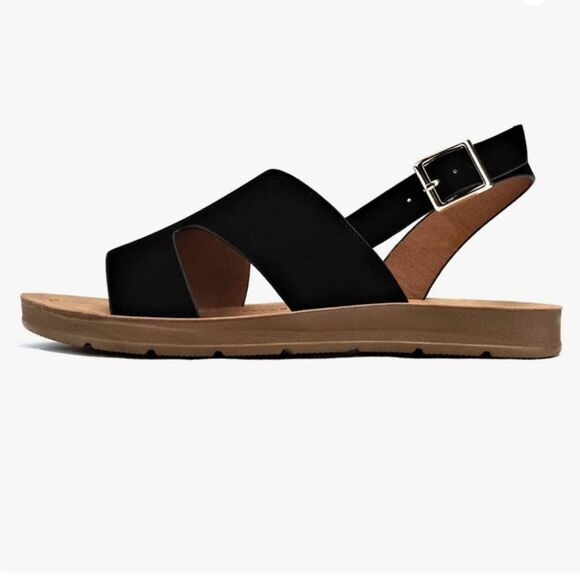 BRAND NEW SUEDE CITYCLASSIFIED ANKLE STRAP OPEN TOE WOMEN"S SANDAL - Picture 14 of 14
